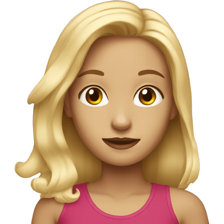 blonde girl emoji