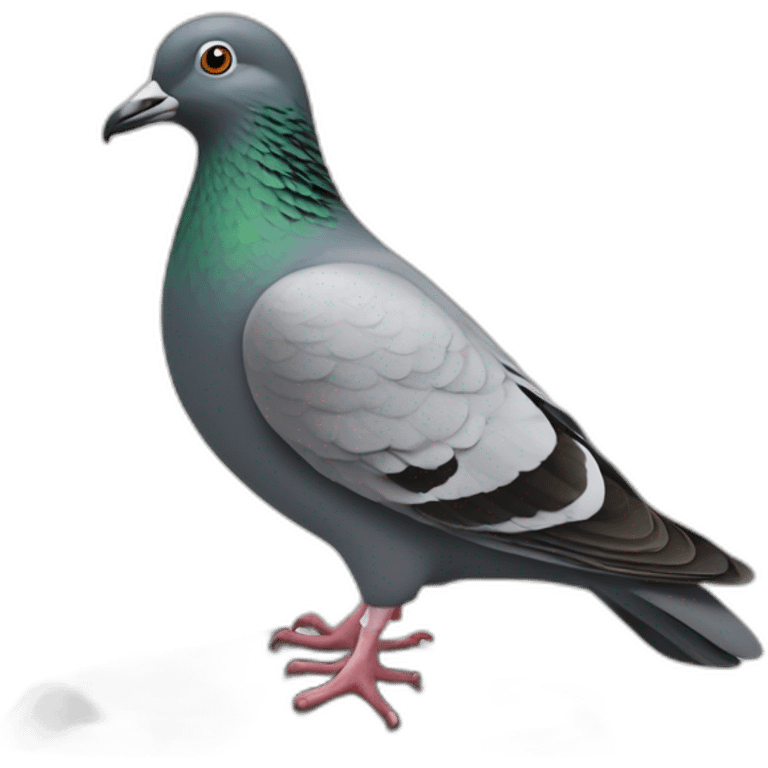 Pigeon voyageur de commerce et d'industrie emoji