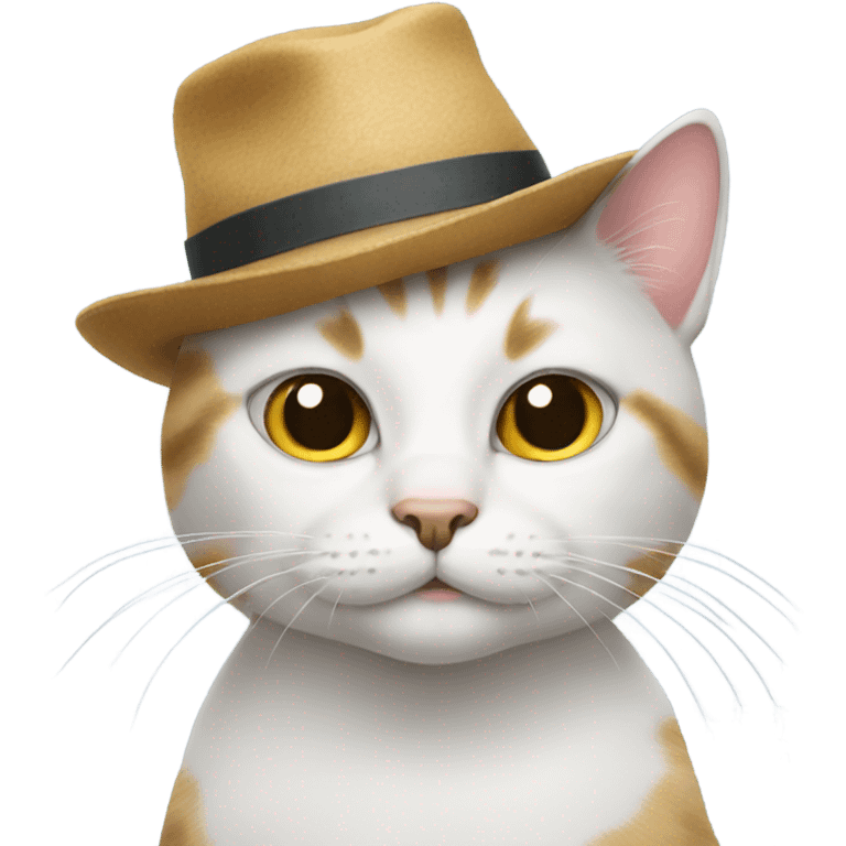 Cat wearing hat emoji