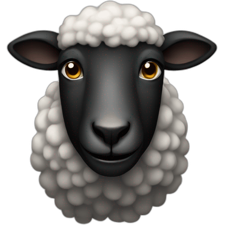 Black sheep emoji