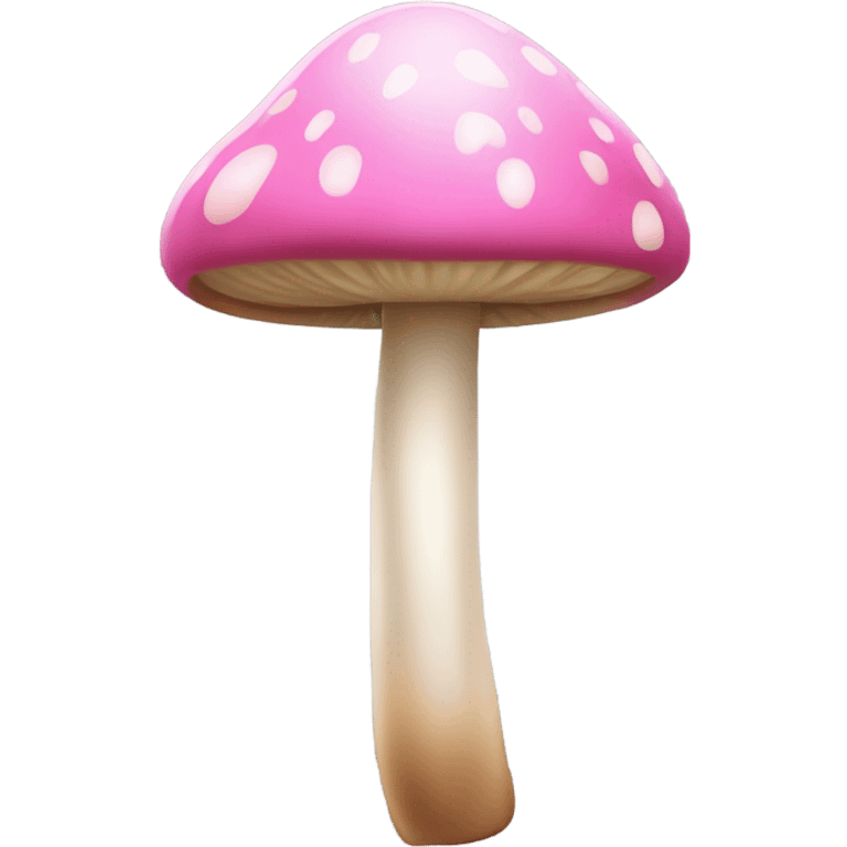 Long pink mushroom emoji