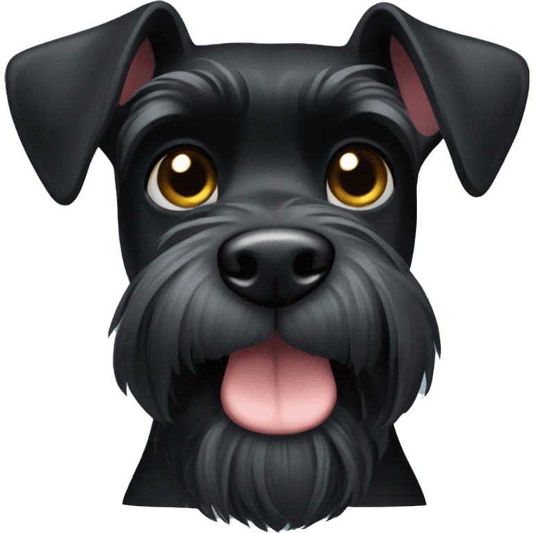 black schnauzer emoji