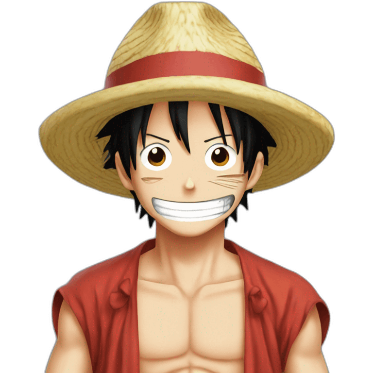 one piece luffy algeria emoji