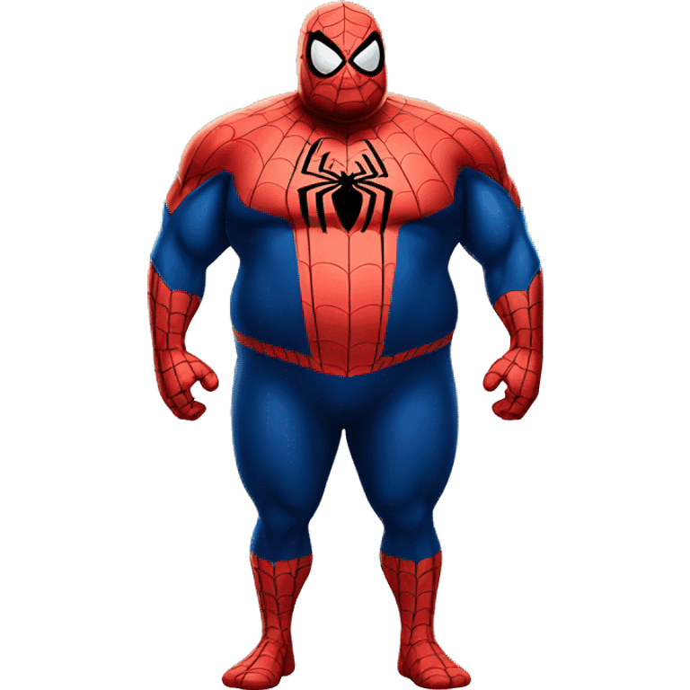 Fat spiderman emoji