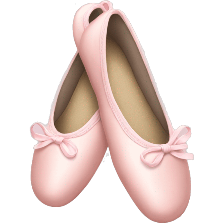 Pale pink ballet shoes emoji