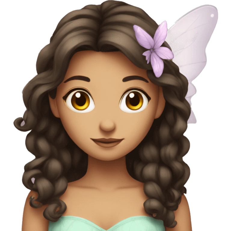 Brunette fairy attractive  emoji