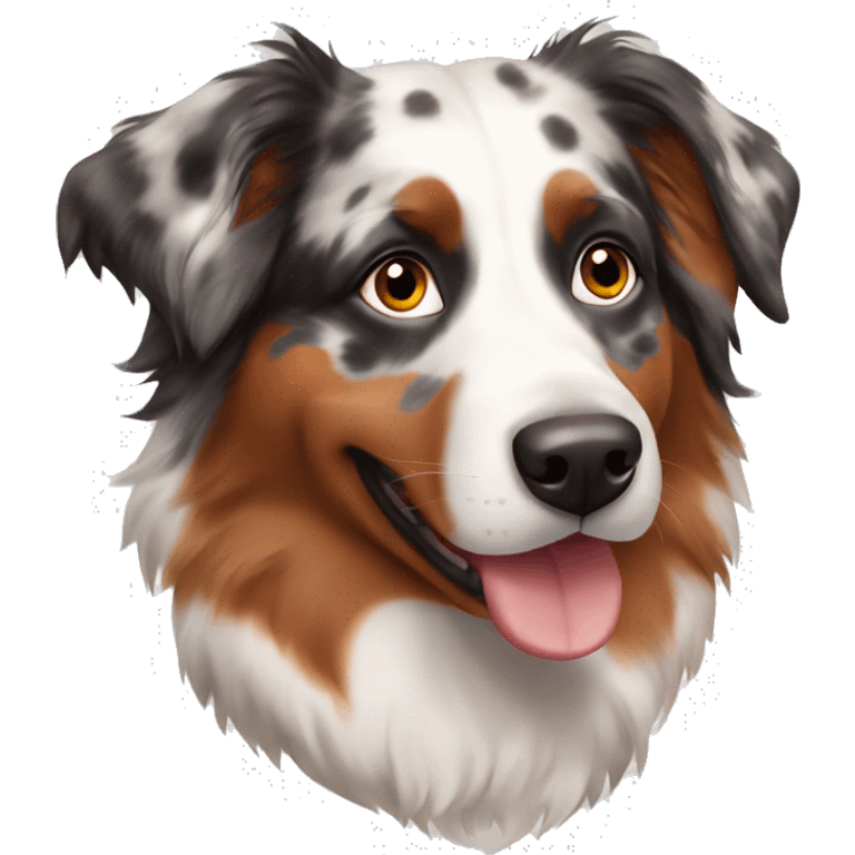 Red Merle Australian shepherd  emoji