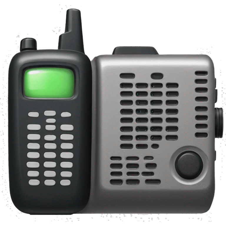 old school walkie talkie emoji