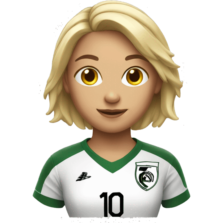 Soccer girl emoji