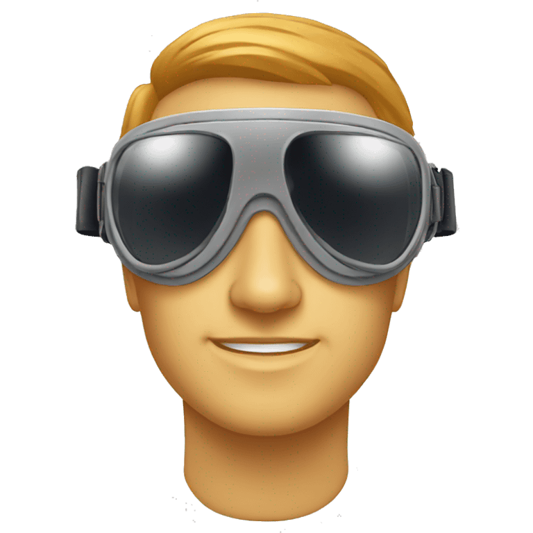 Cool aviator goggles emoji