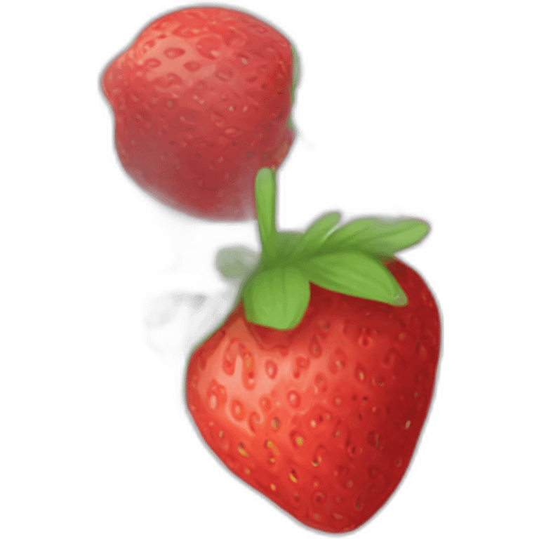 Strawberry raspberry blueberry emoji