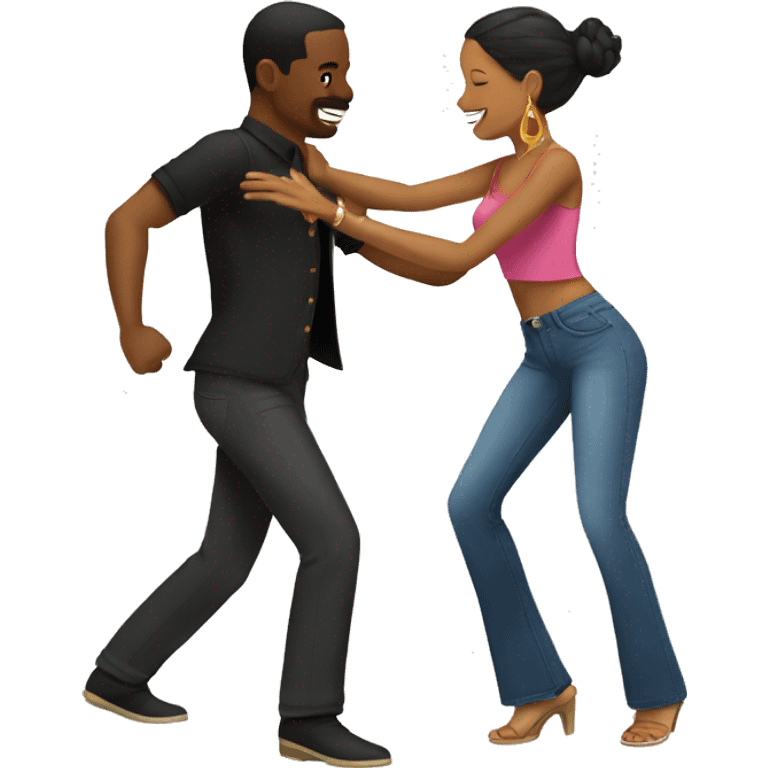 a couple dancing bachata emoji