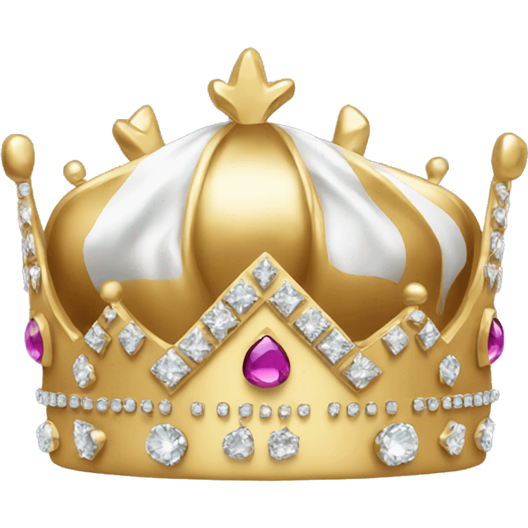 Crown with diamonds  emoji