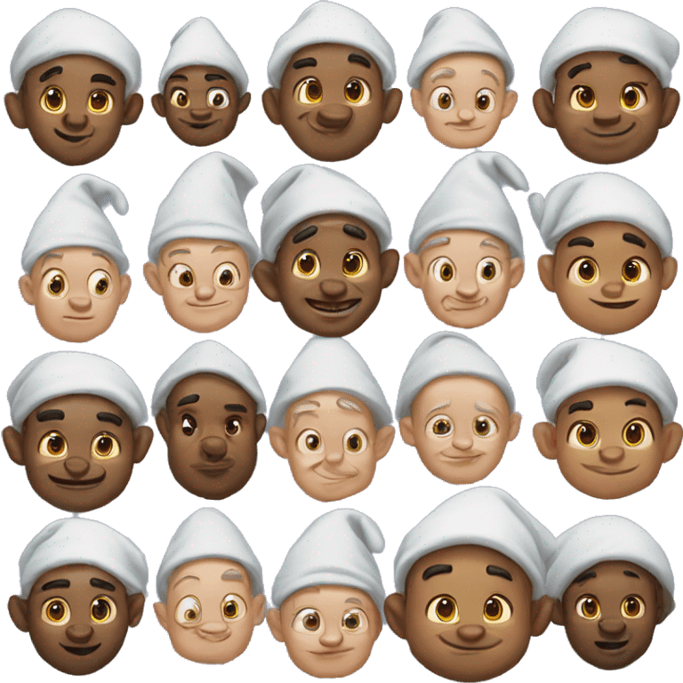 Disney seven little dwarfs emoji