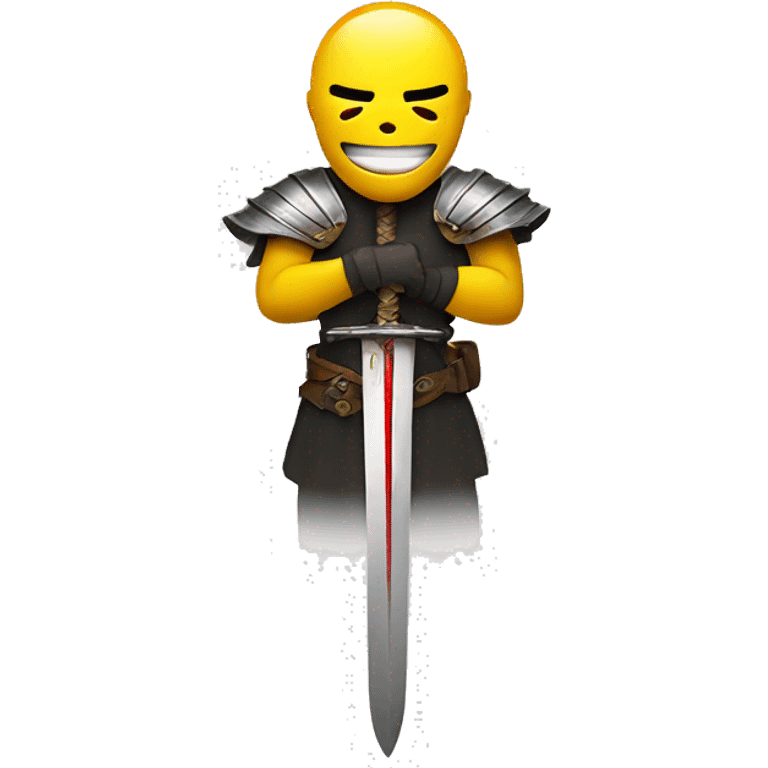 Smiley with sword  emoji