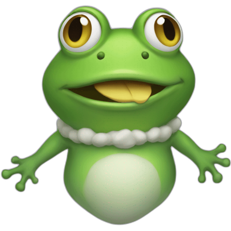 God in frog form emoji