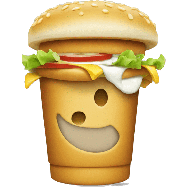 White BigMac emoji