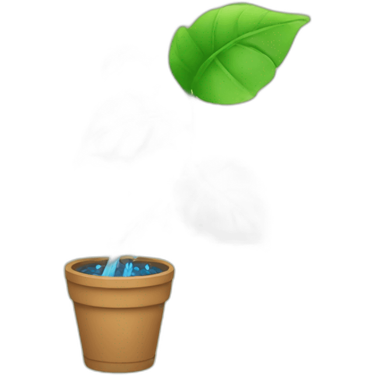 watering a plant emoji