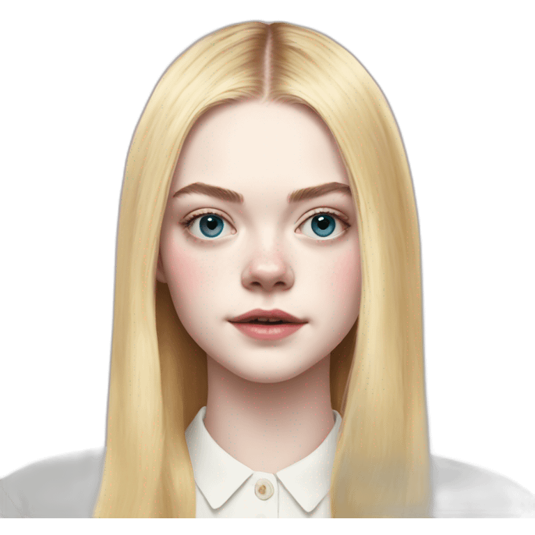 Elle Fanning emoji