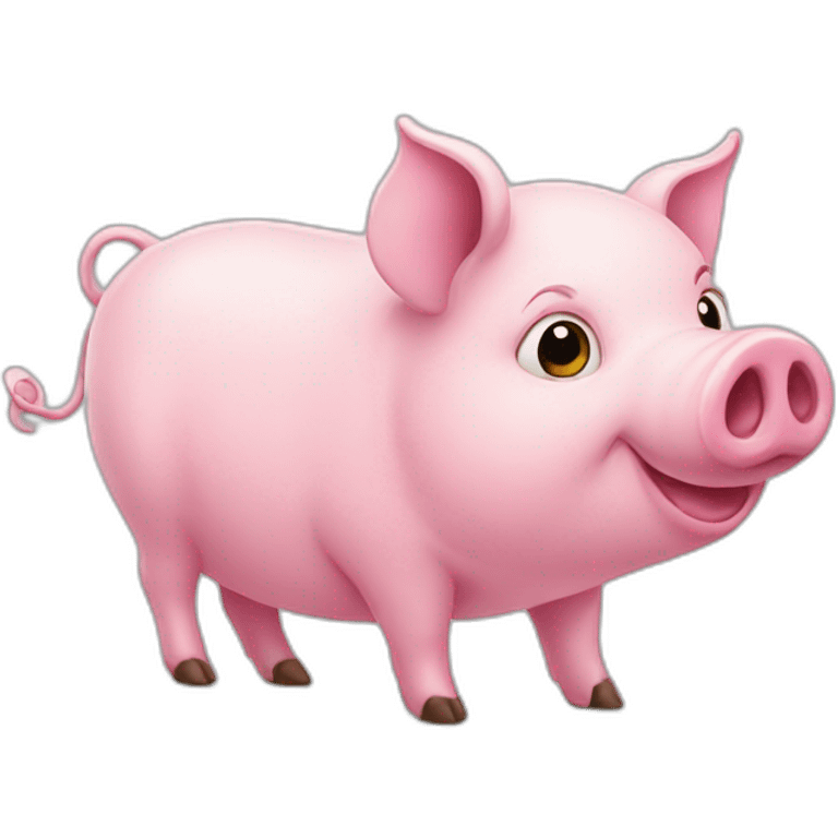 pink pig emoji