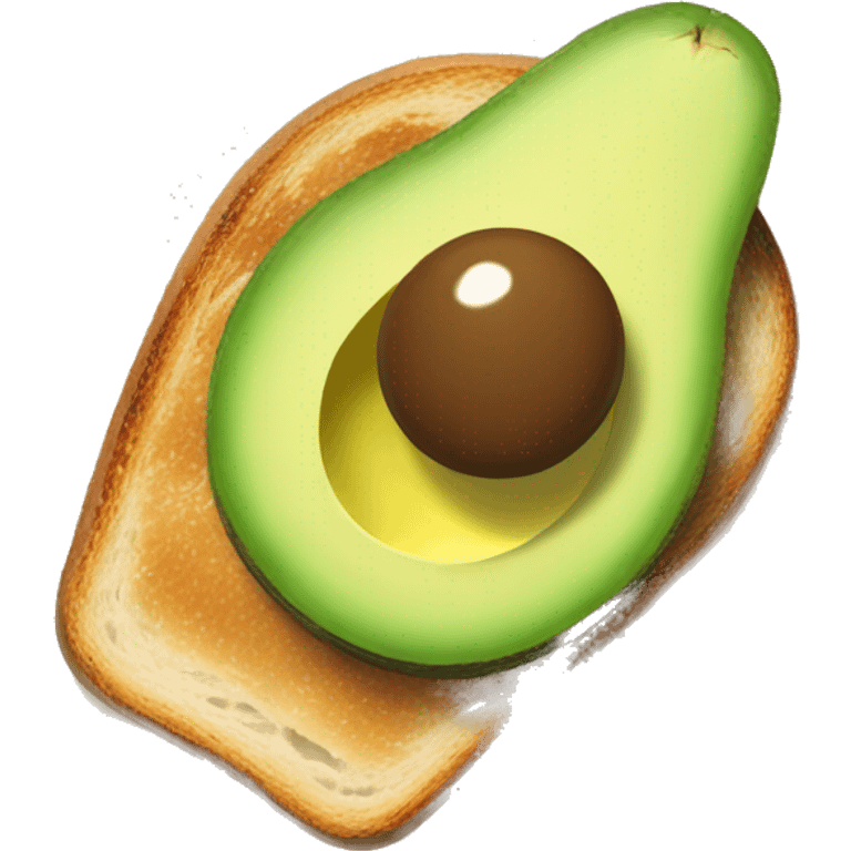 Avocado on toast emoji