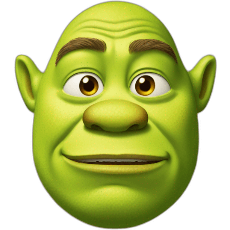 Shrek face emoji