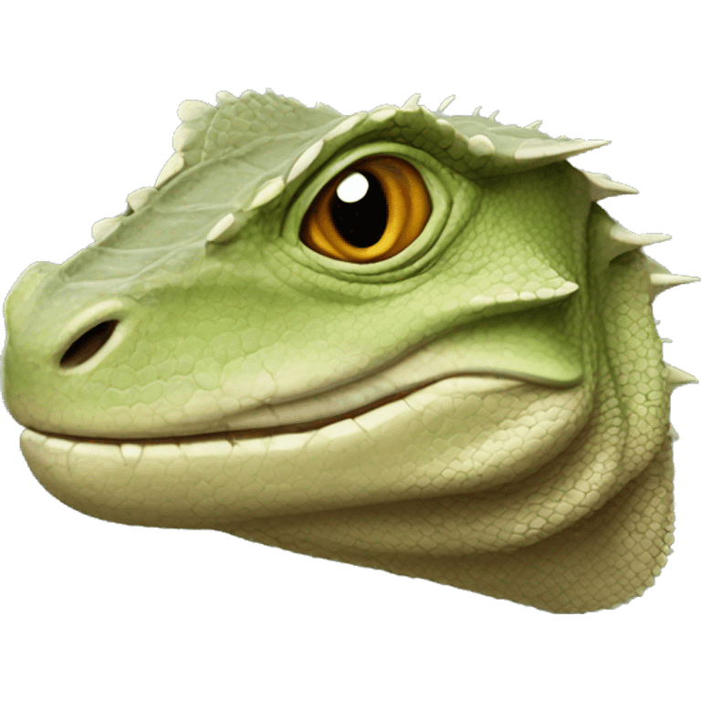 Tuatara Lizard Head emoji