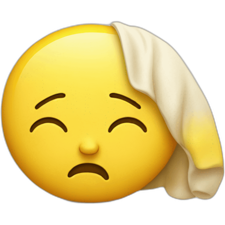 yellow head tired sleepy emoji