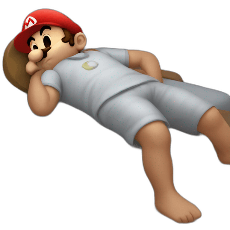 Mario sleep emoji