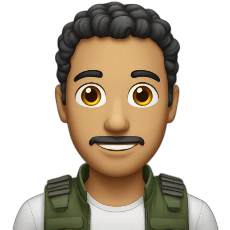 a tunisian guy with chachia emoji