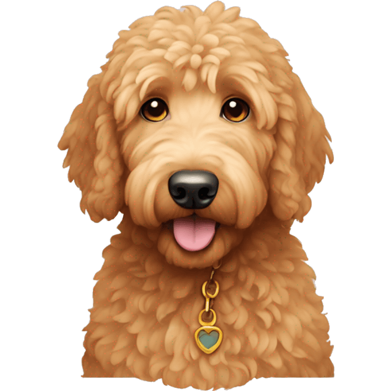 golden doodle  emoji