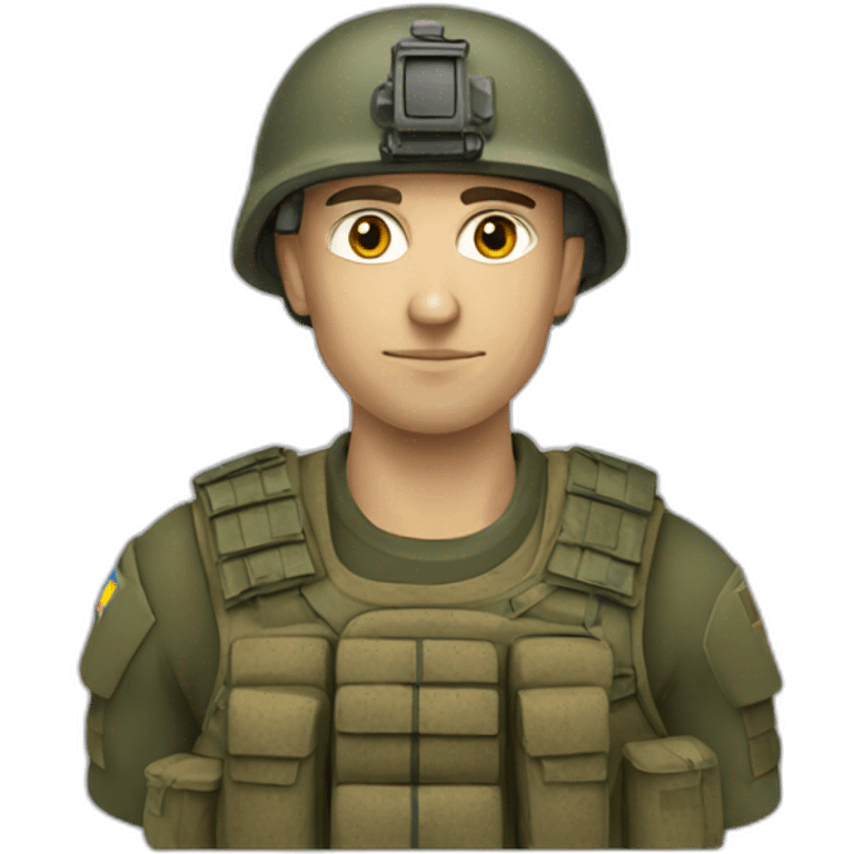 ukraine soldier emoji