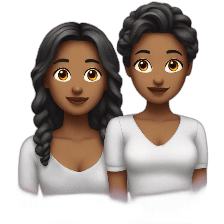 Steliana and Kristiana emoji