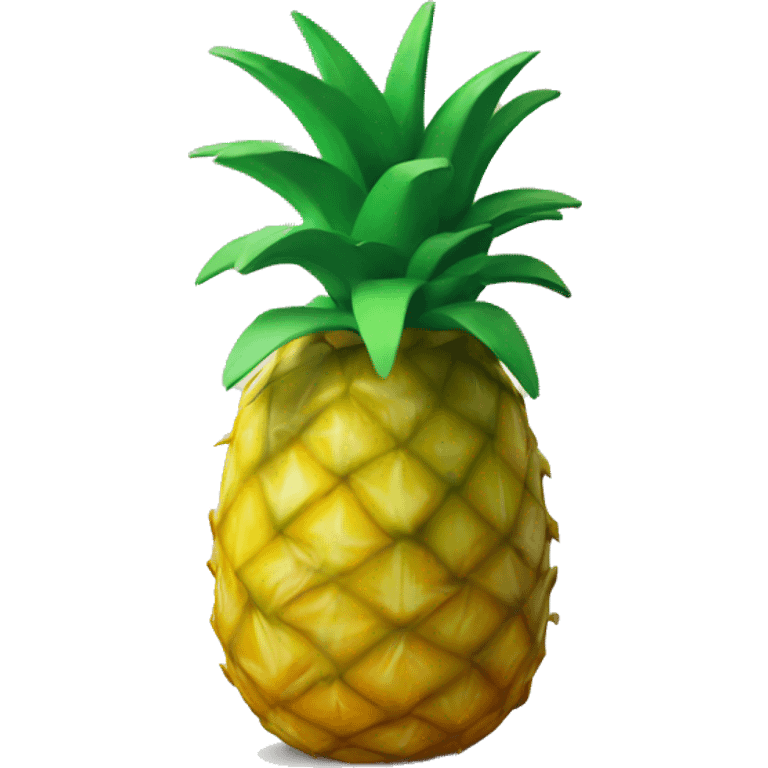 3D Pineapple  emoji