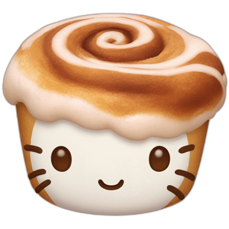 Cinnamonroll in hello kitty  emoji