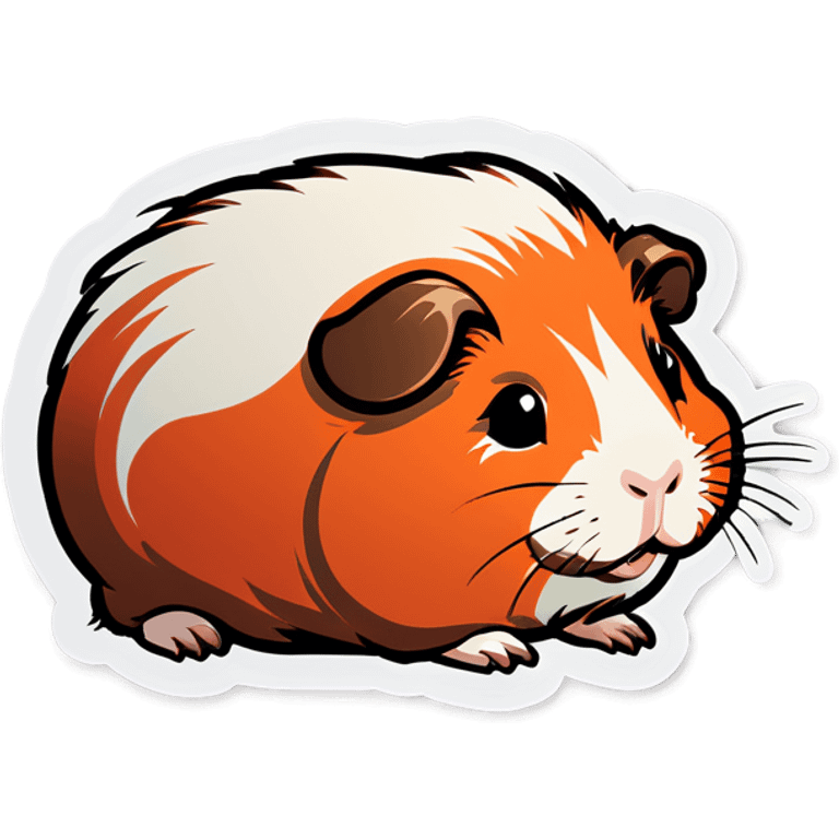 Guinea pig curl emoji