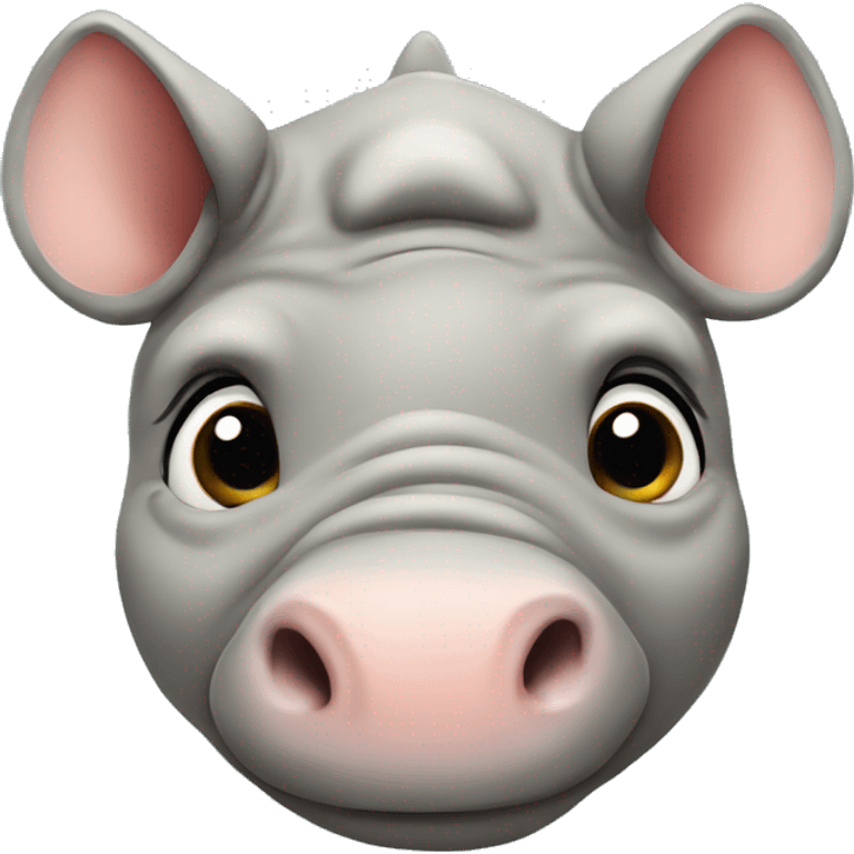 cute rhino emoji