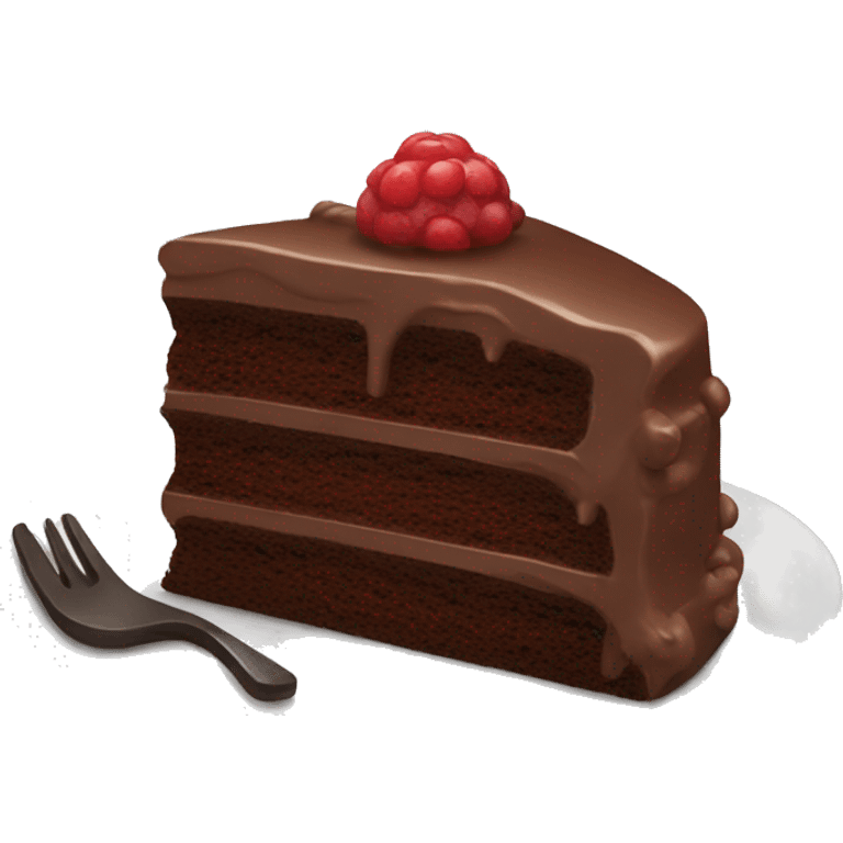 chocolate cake emoji