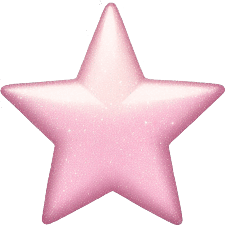 pale pink star sparkle emoji