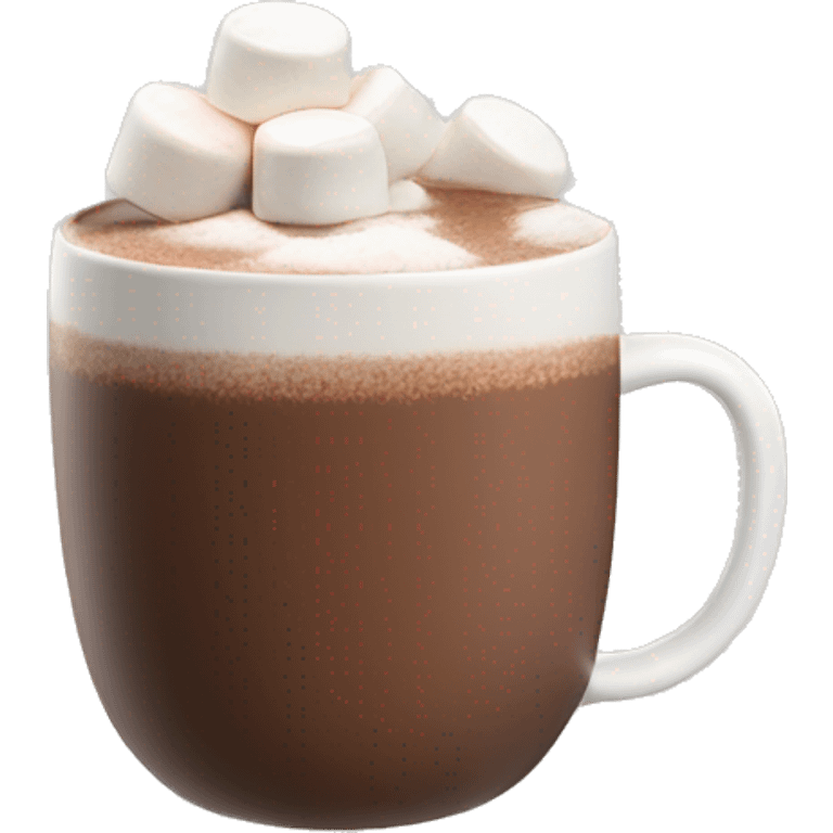 hot chocolate with marshmallows emoji