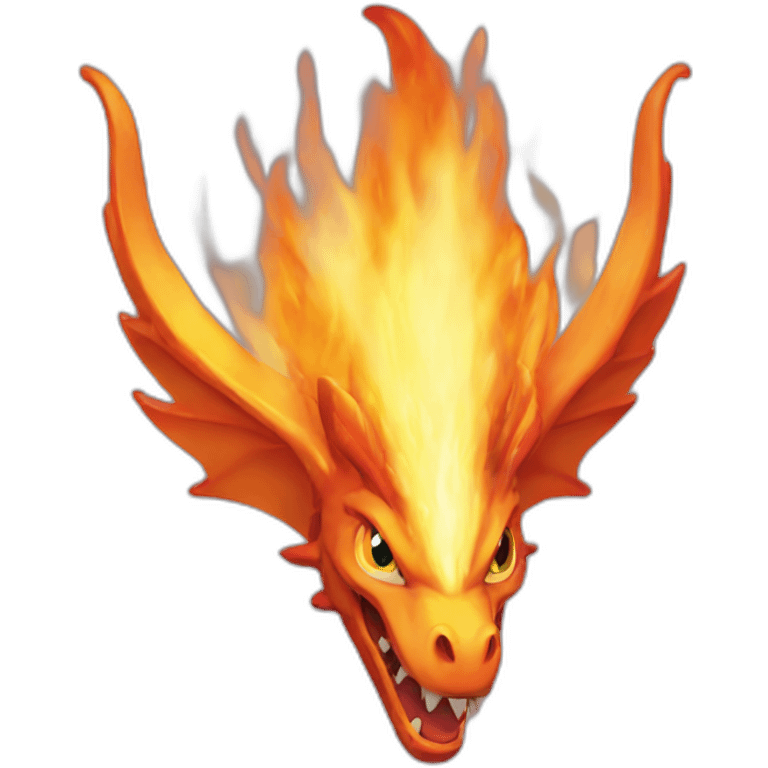 Dracaufeu shiny emoji