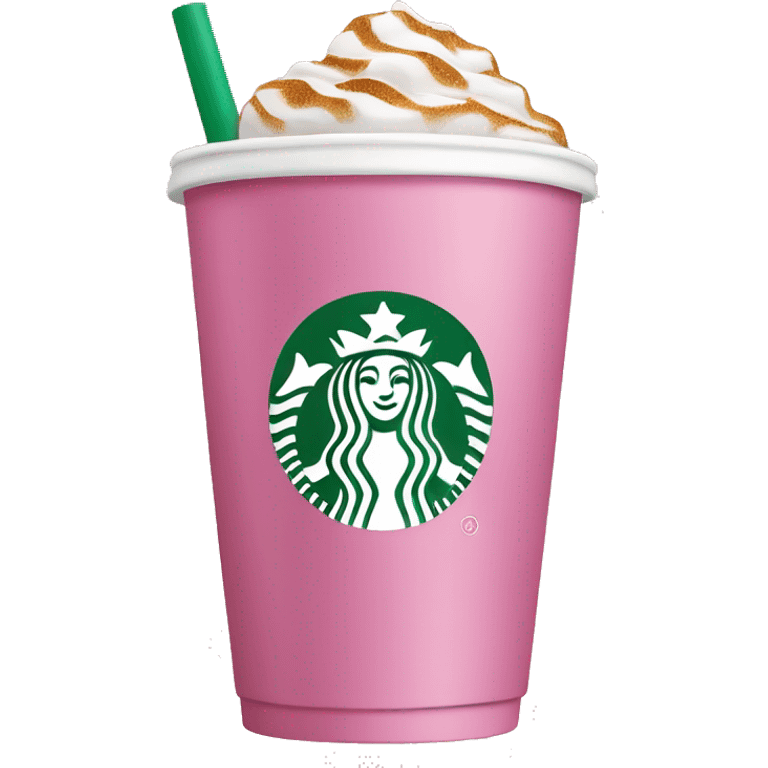 pink starbucks coffee emoji