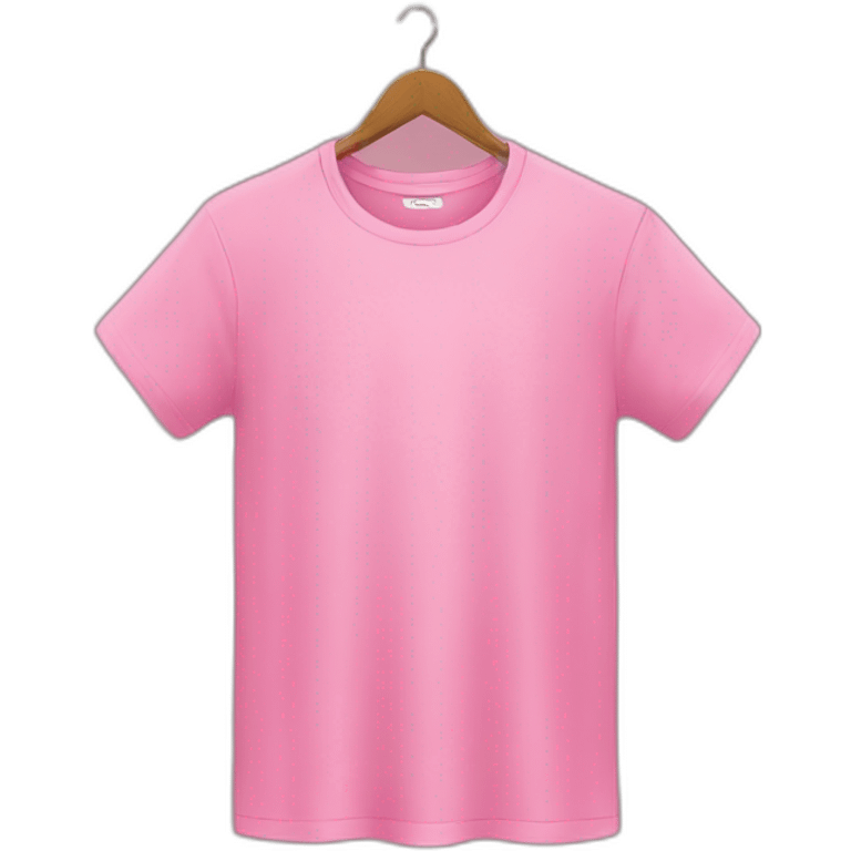 Pink t-shirt emoji