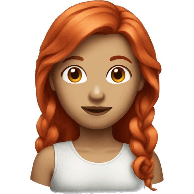 red hair girl emoji