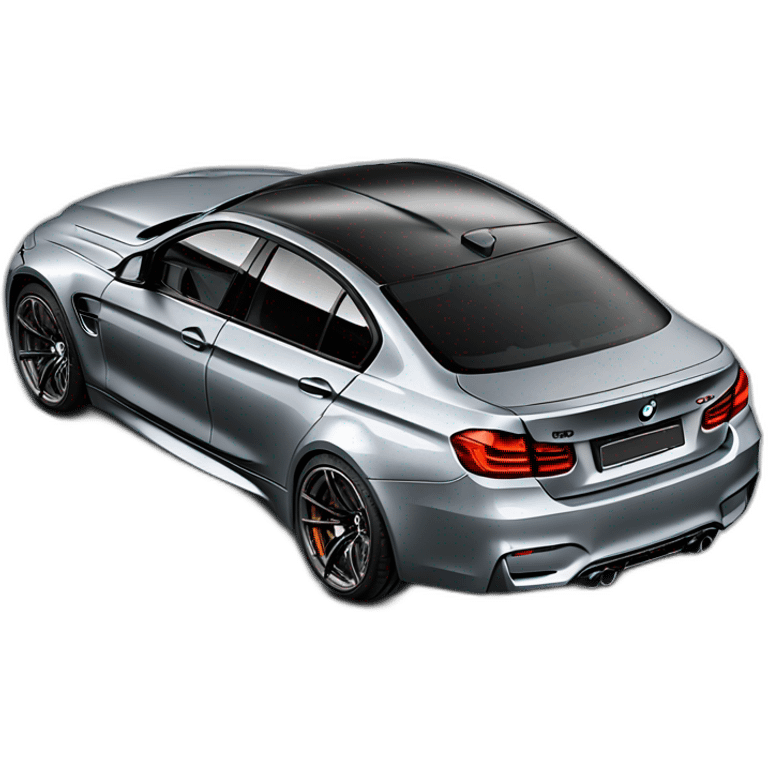 BMW m3 f80 gris nardo emoji