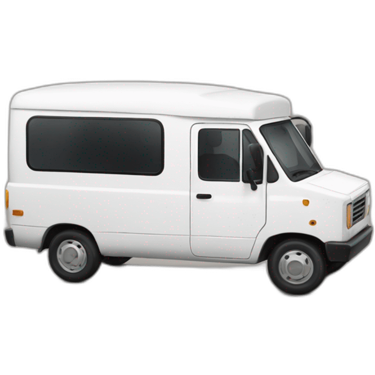 une camionette blanche emoji