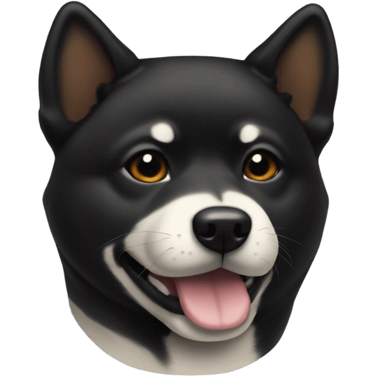 Black Shiba Inu  emoji