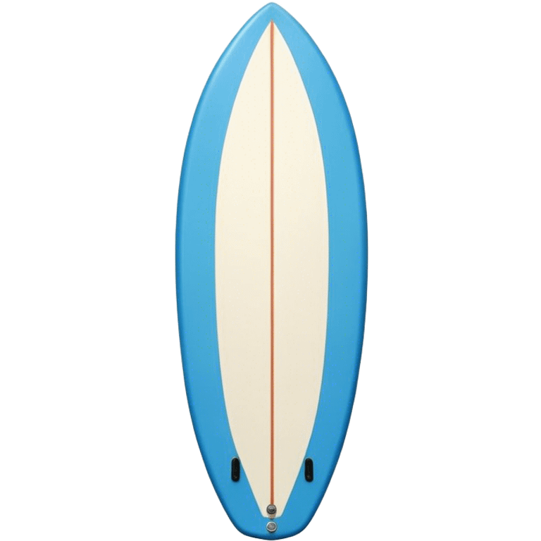 blue surfboard  emoji