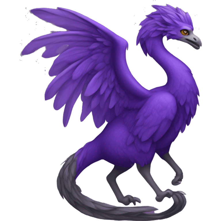 Simorgh, violett emoji