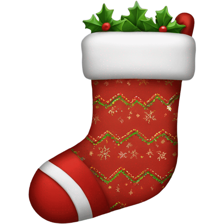 Christmas stocking emoji